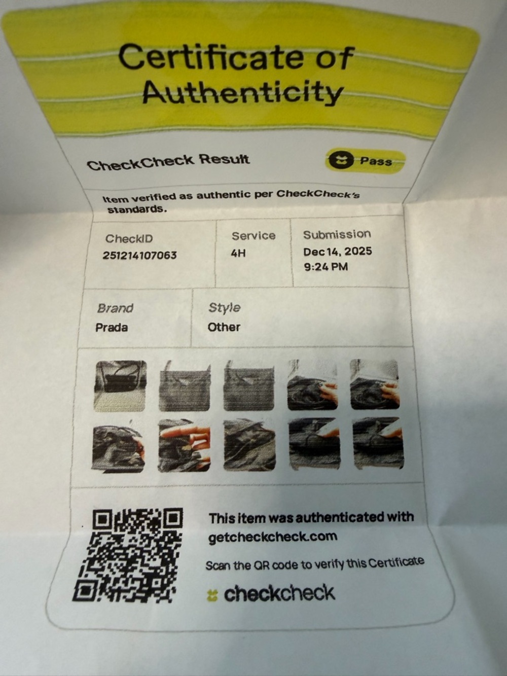 Prada Black Nylon Tote with Leather Trim - Picture 15 of 15